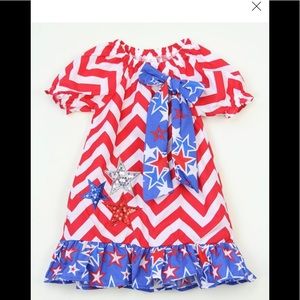 Patriotic Chevron Dress